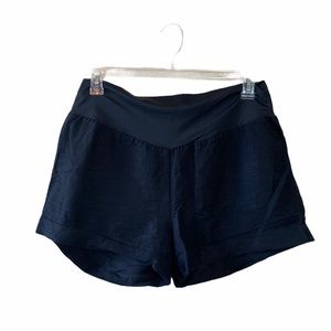 Pip & Vine by Rosie Pope Linen Blend Maternity Shorts Size Large